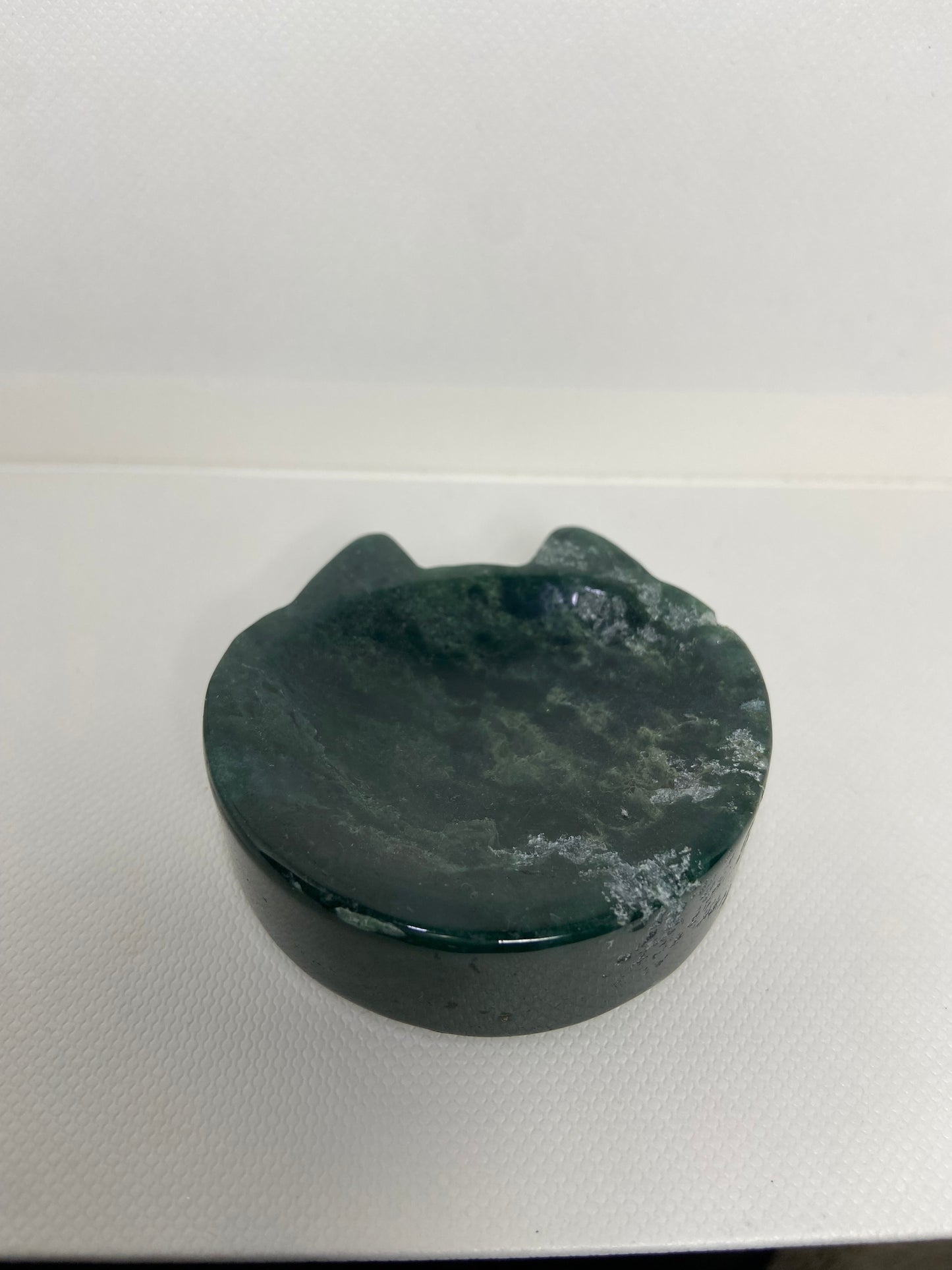 Moss Agate small Cat Bowl