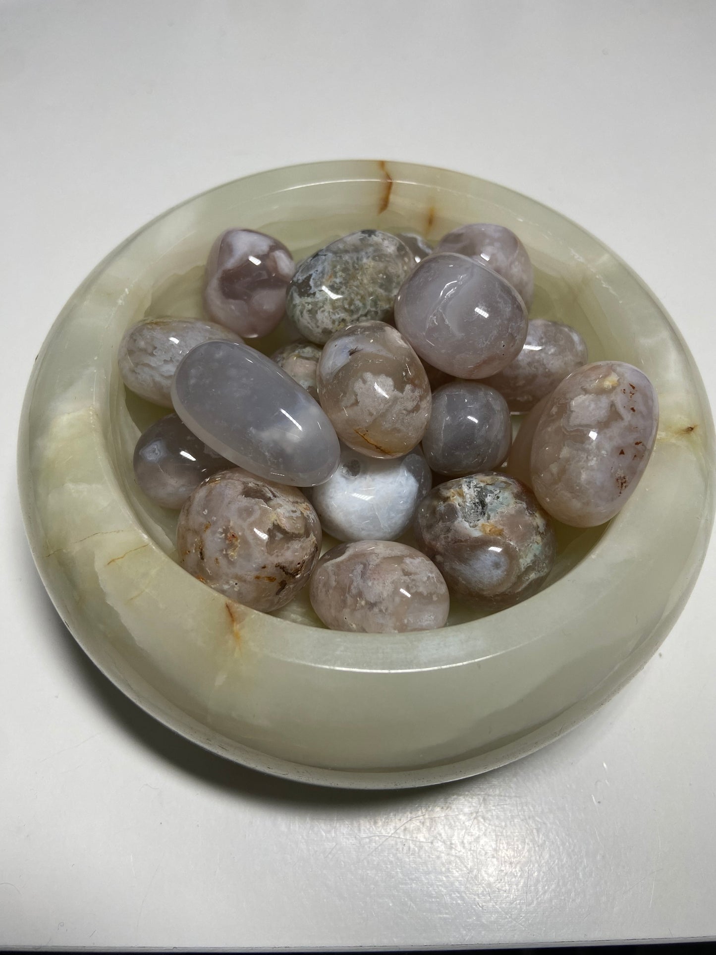 Flower Agate Tumbles