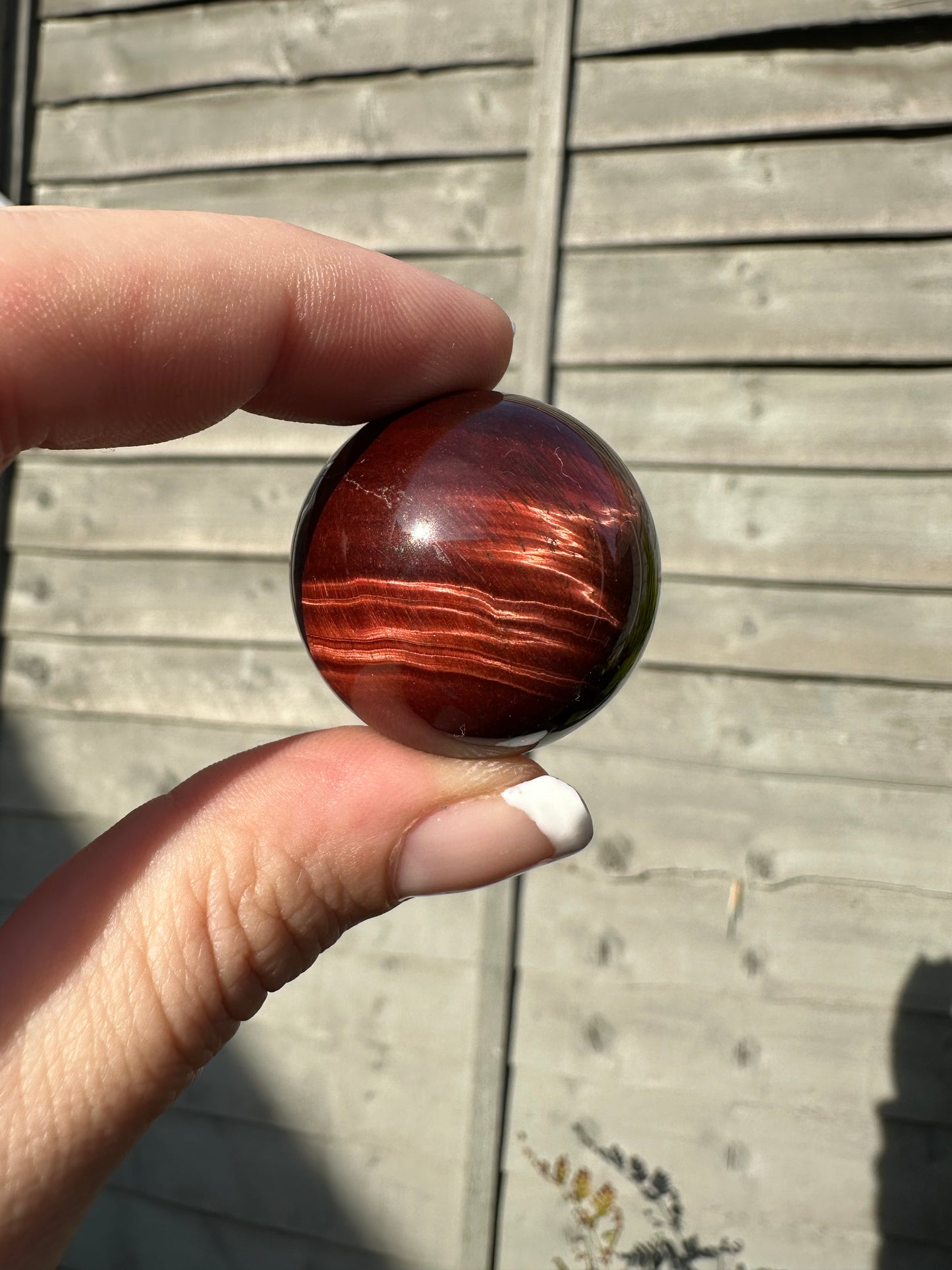 Red Tigers Eye Small Sphere 2