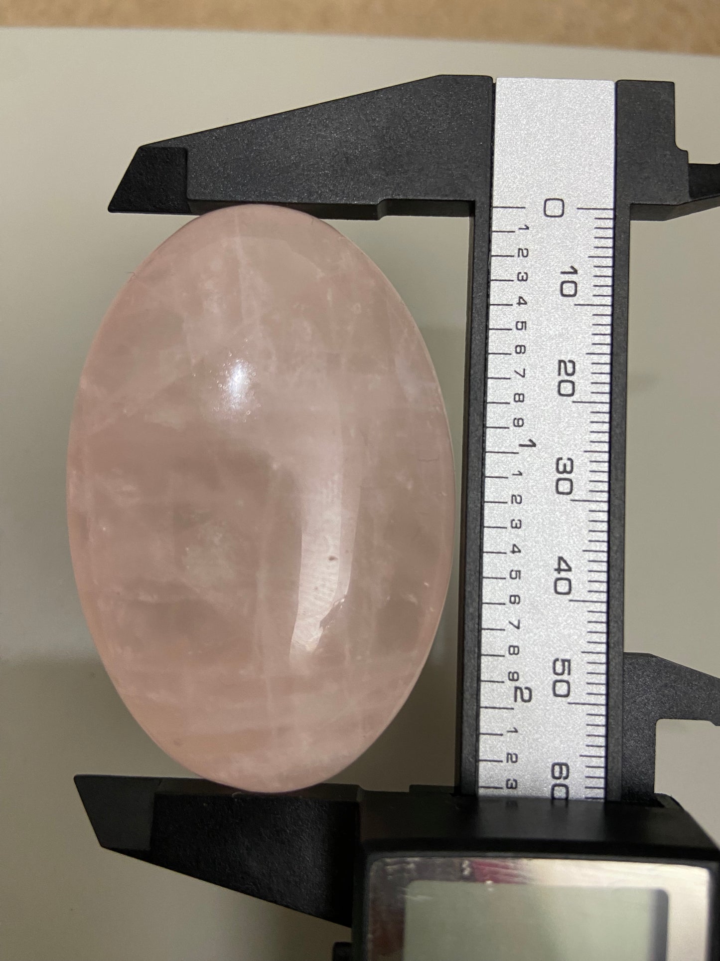 Rose Quartz Large Palm Stone