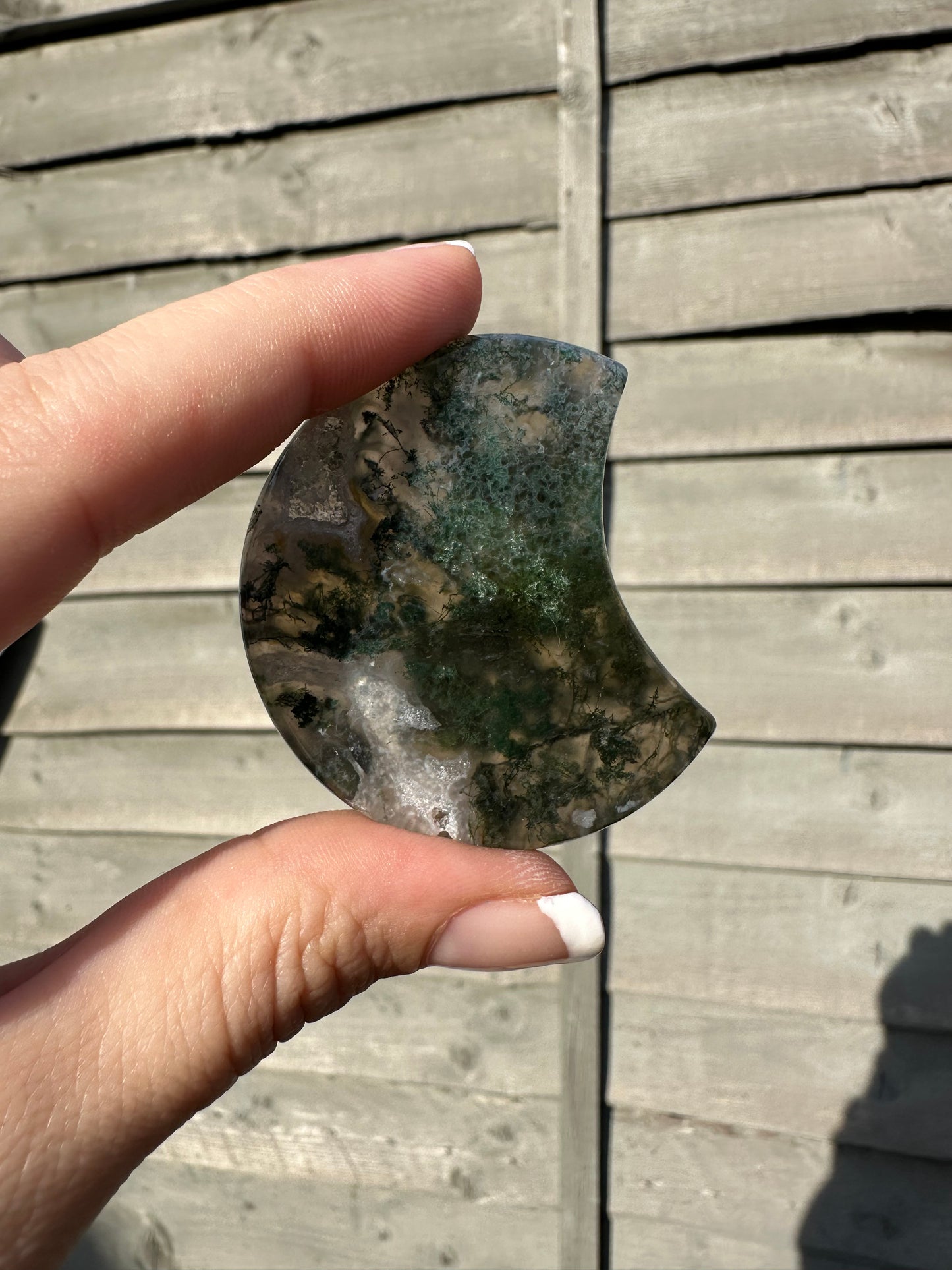 Moss Agate Moon
