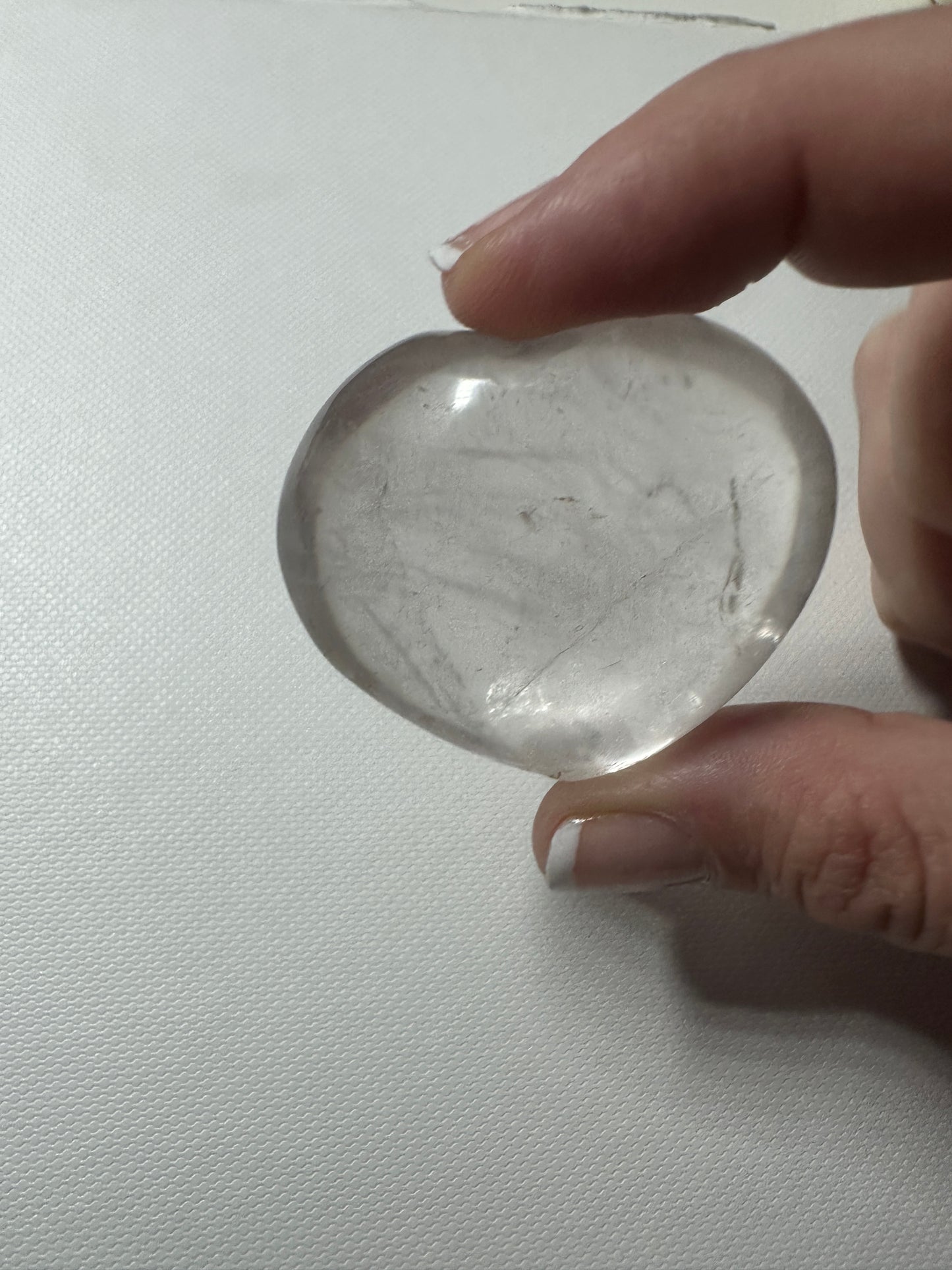 Clear Quartz Heart