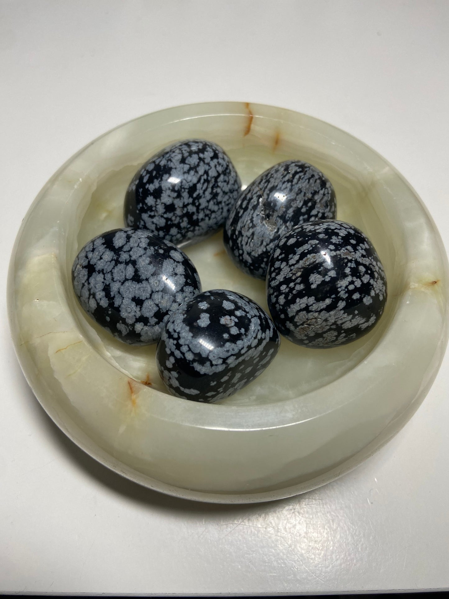 Snowflake Obsidian Large Tumbles