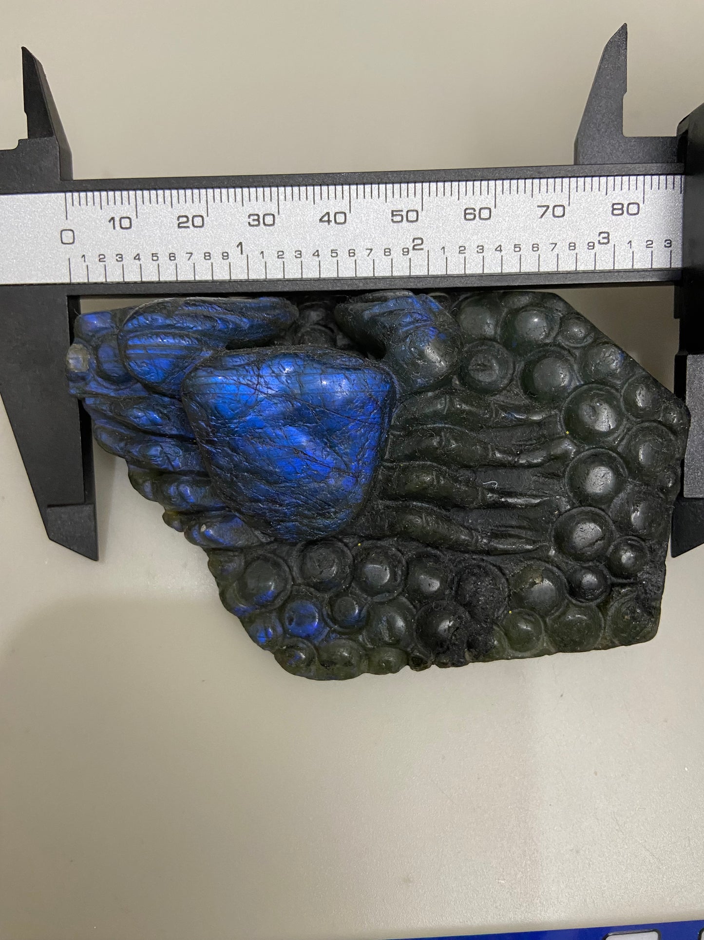 Labradorite Crab Carving