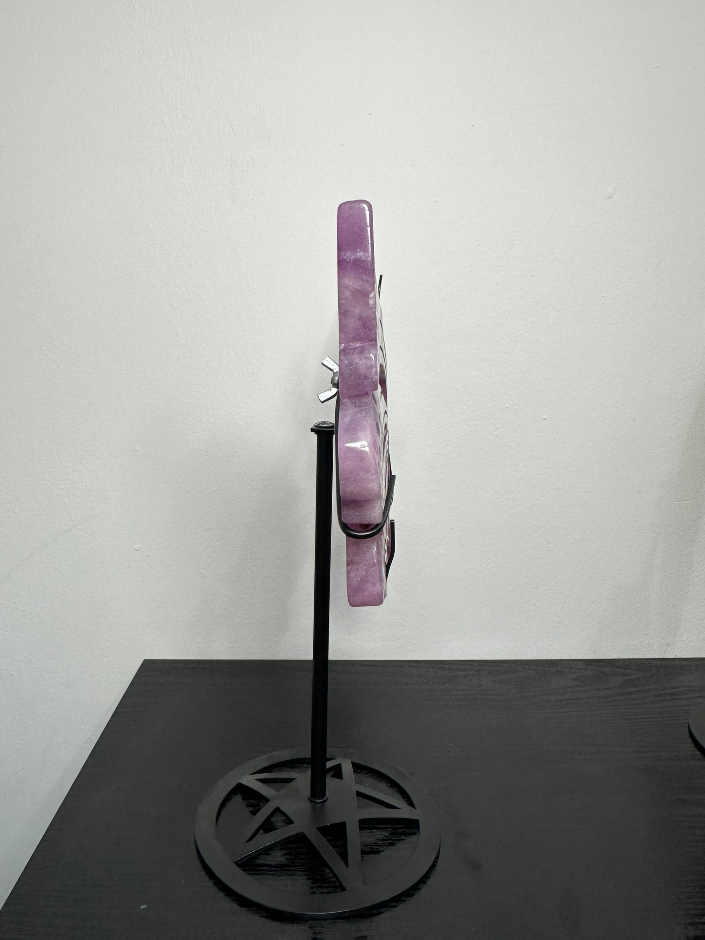 Large Purple Fluorite Wings With removable dragon 2