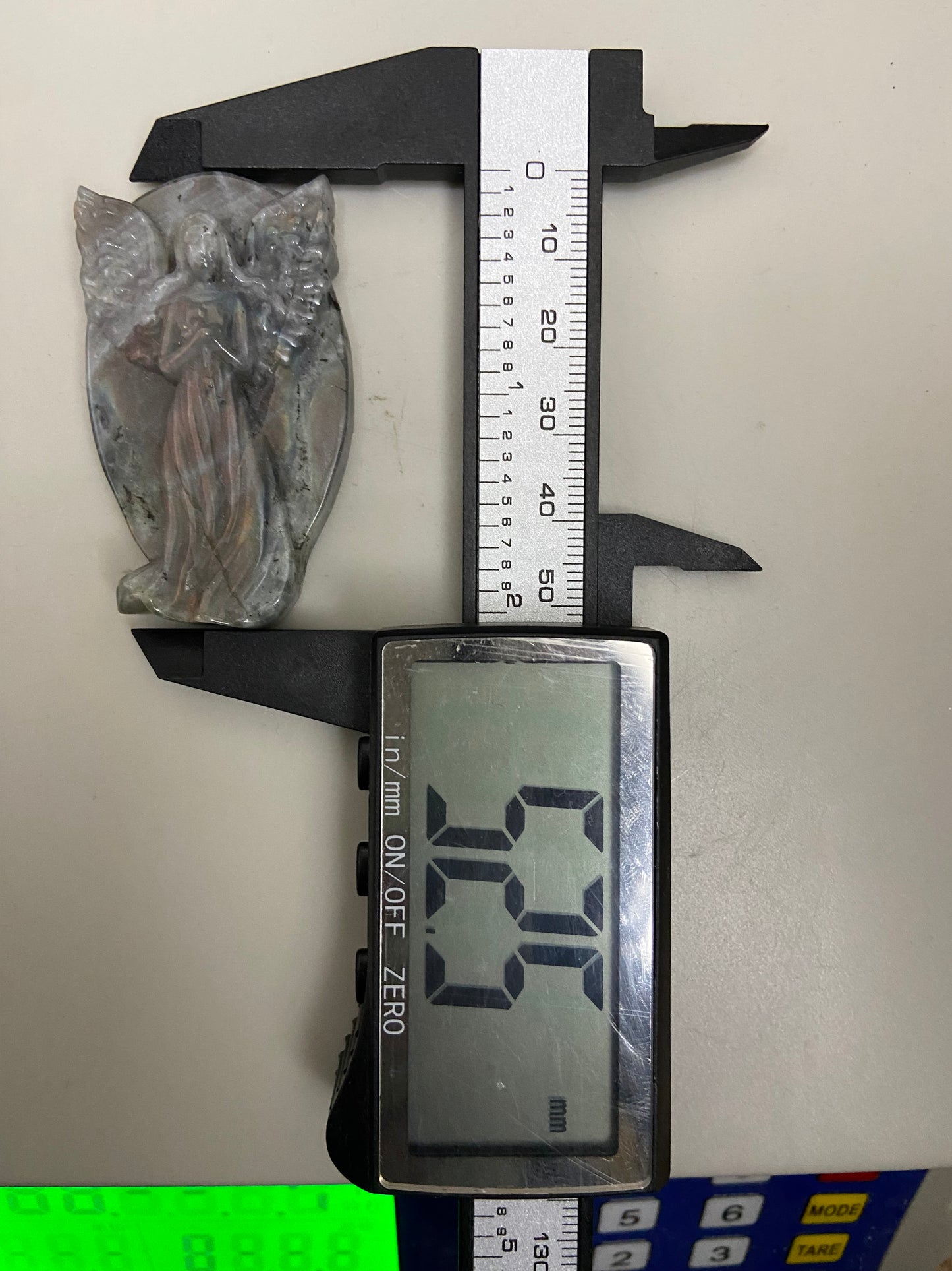 Labradorite Angel Carving