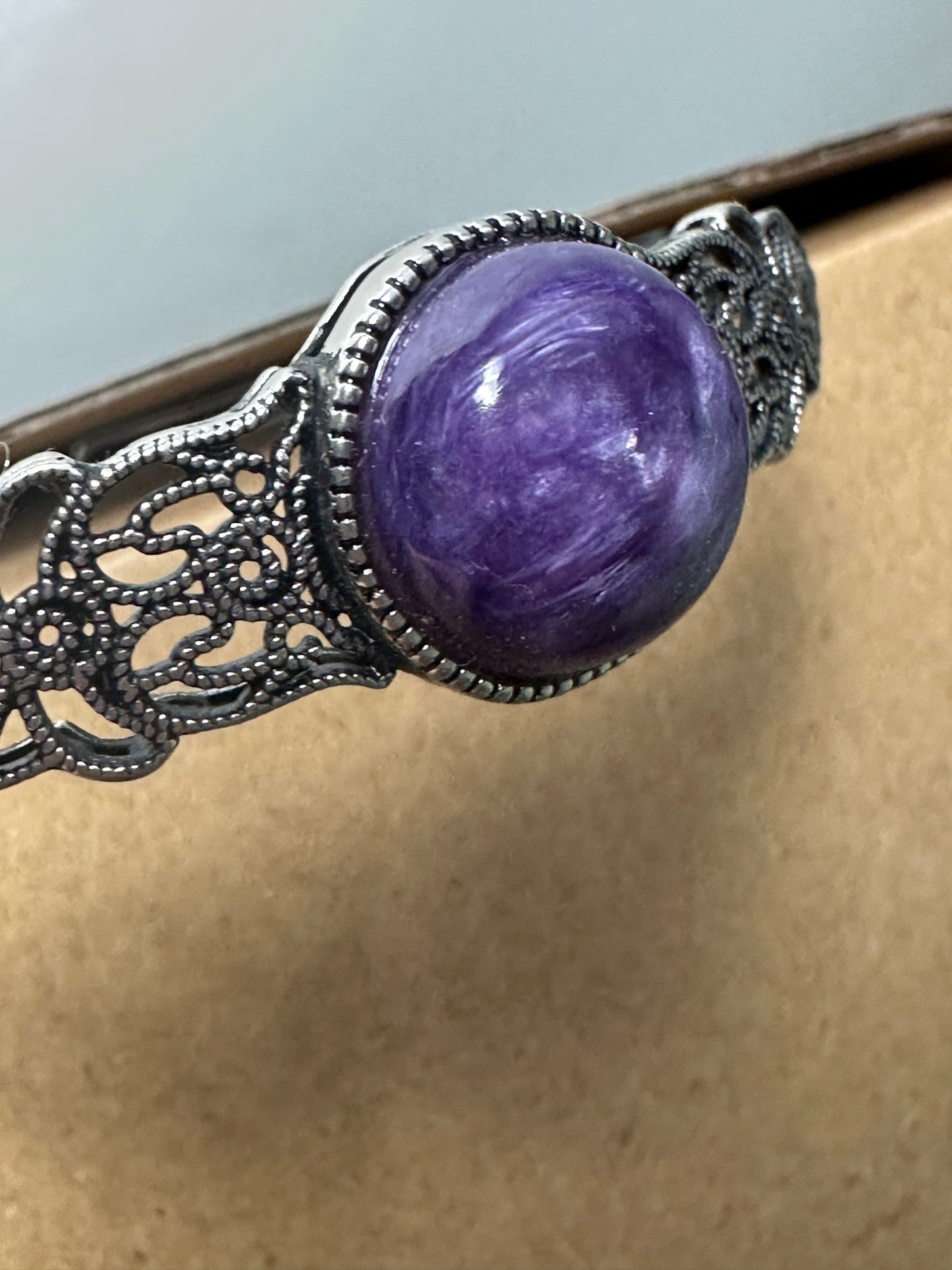 Charoite Bangle