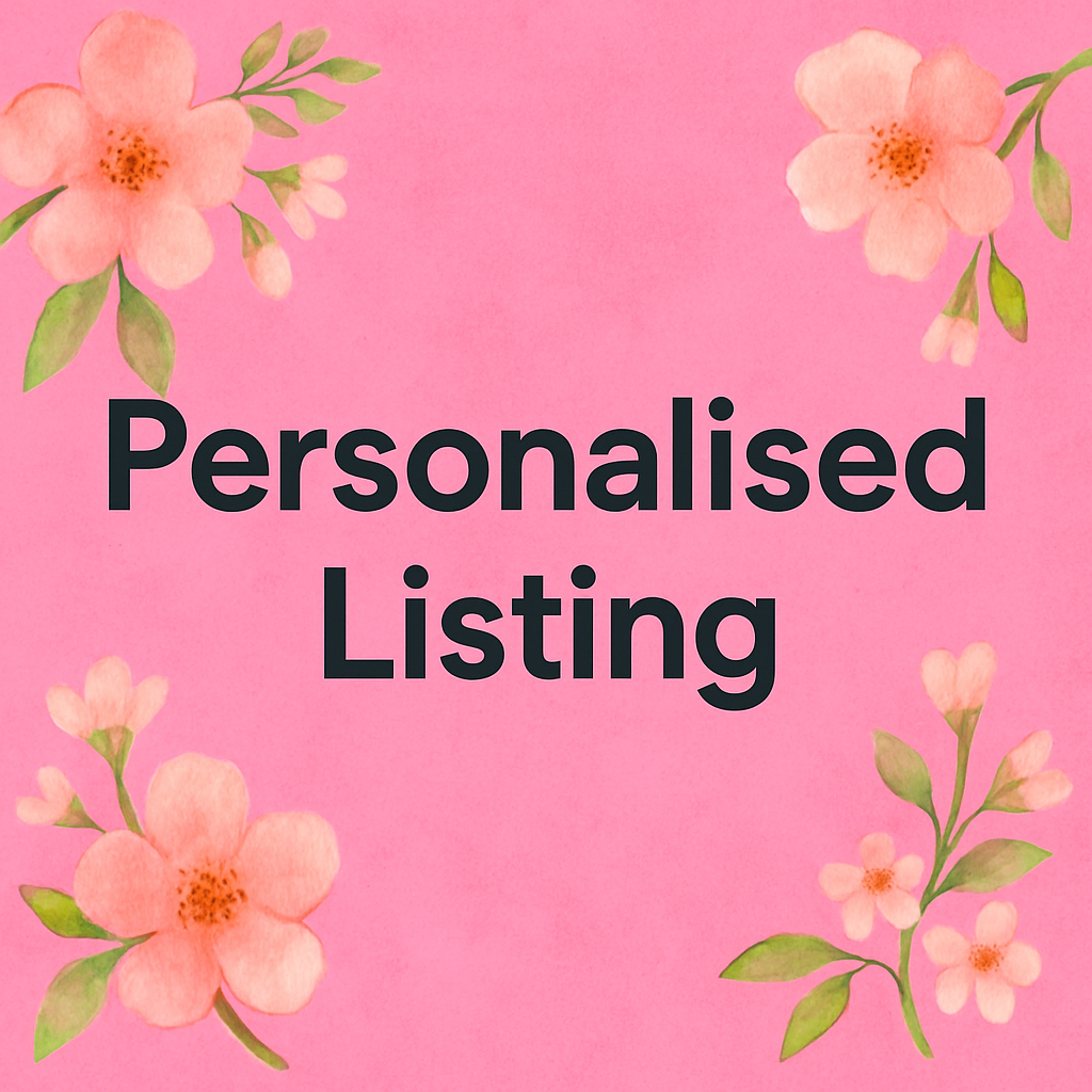Personalised Keyring Listing