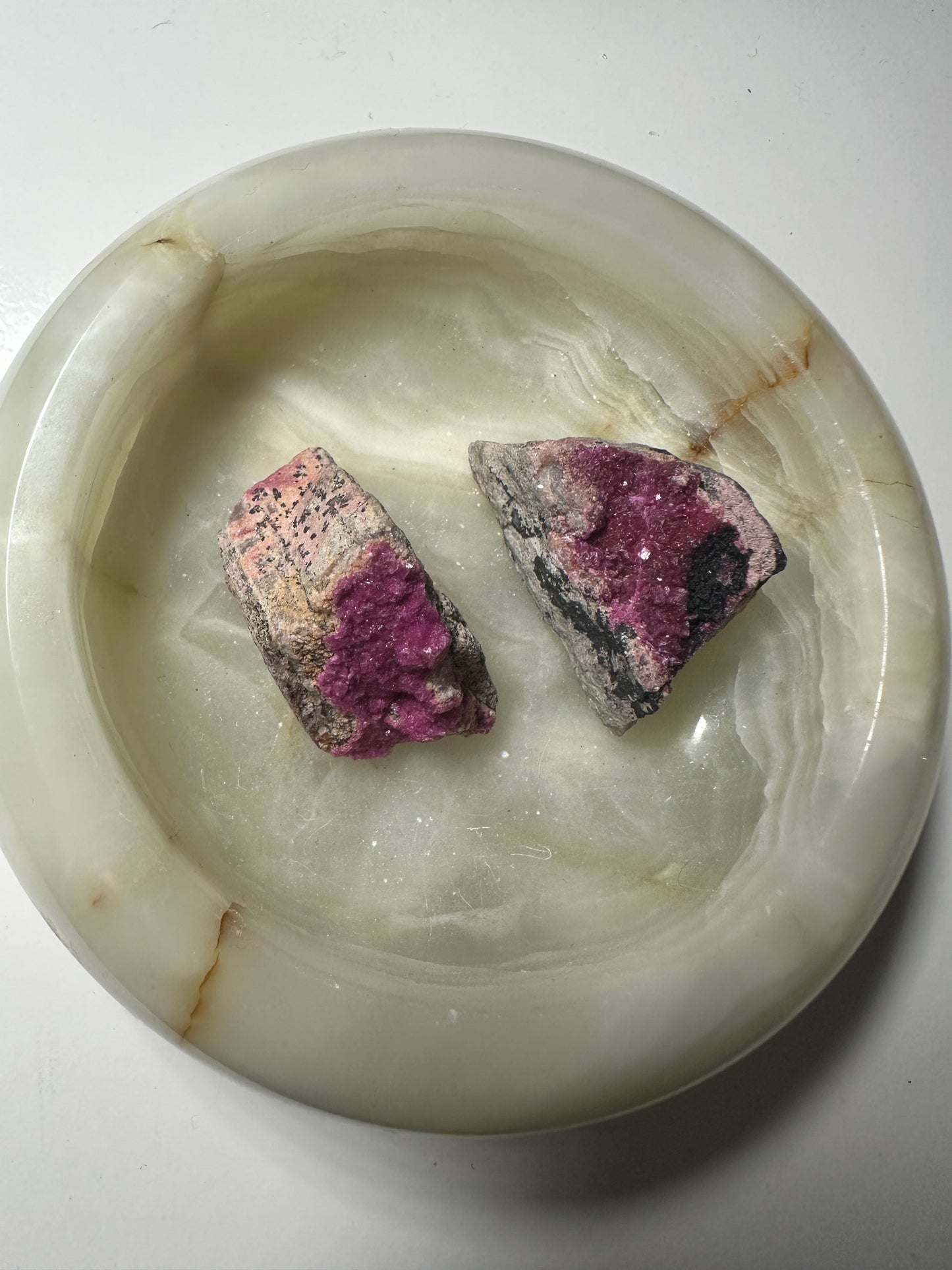 Raw Cobaltoan Calcite Pieces