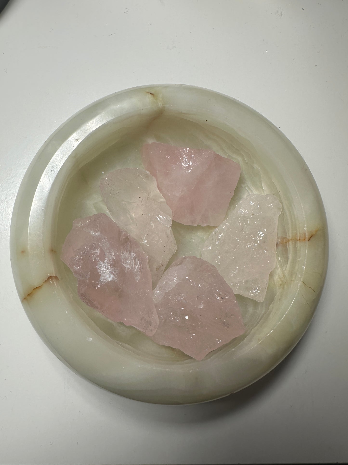 Raw Rose Quartz Pieces