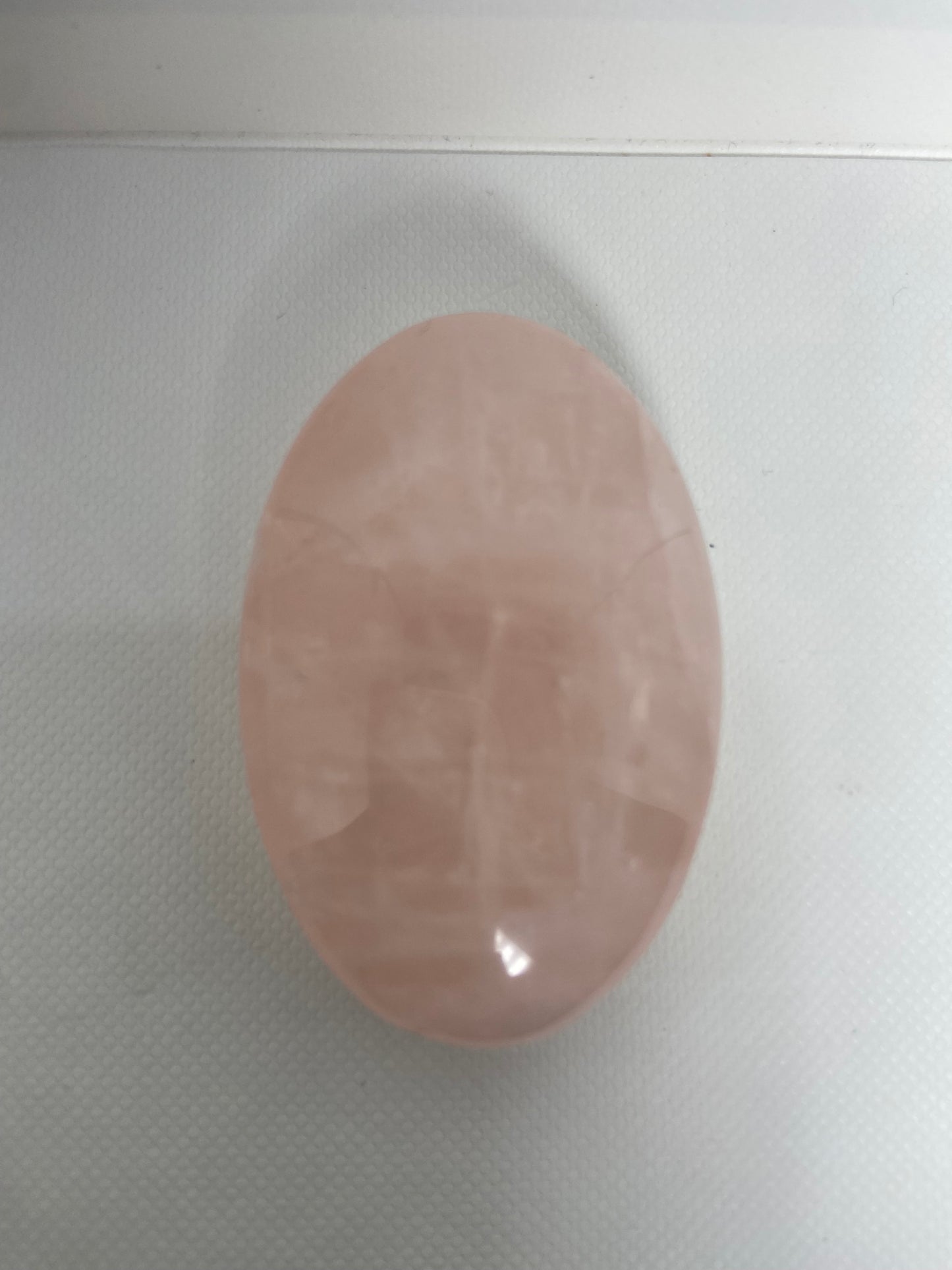 Rose Quartz Large Palm Stone