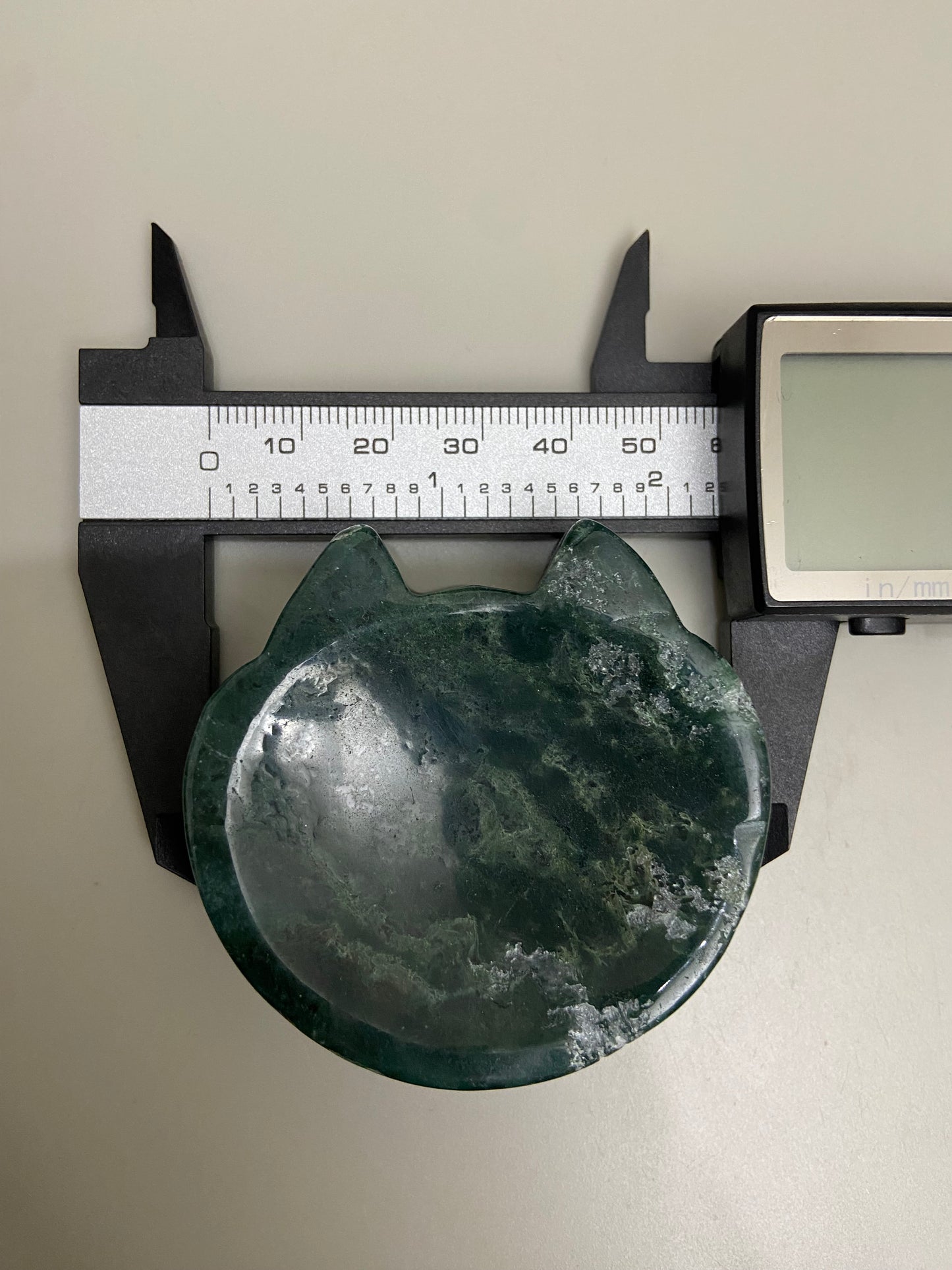 Moss Agate small Cat Bowl