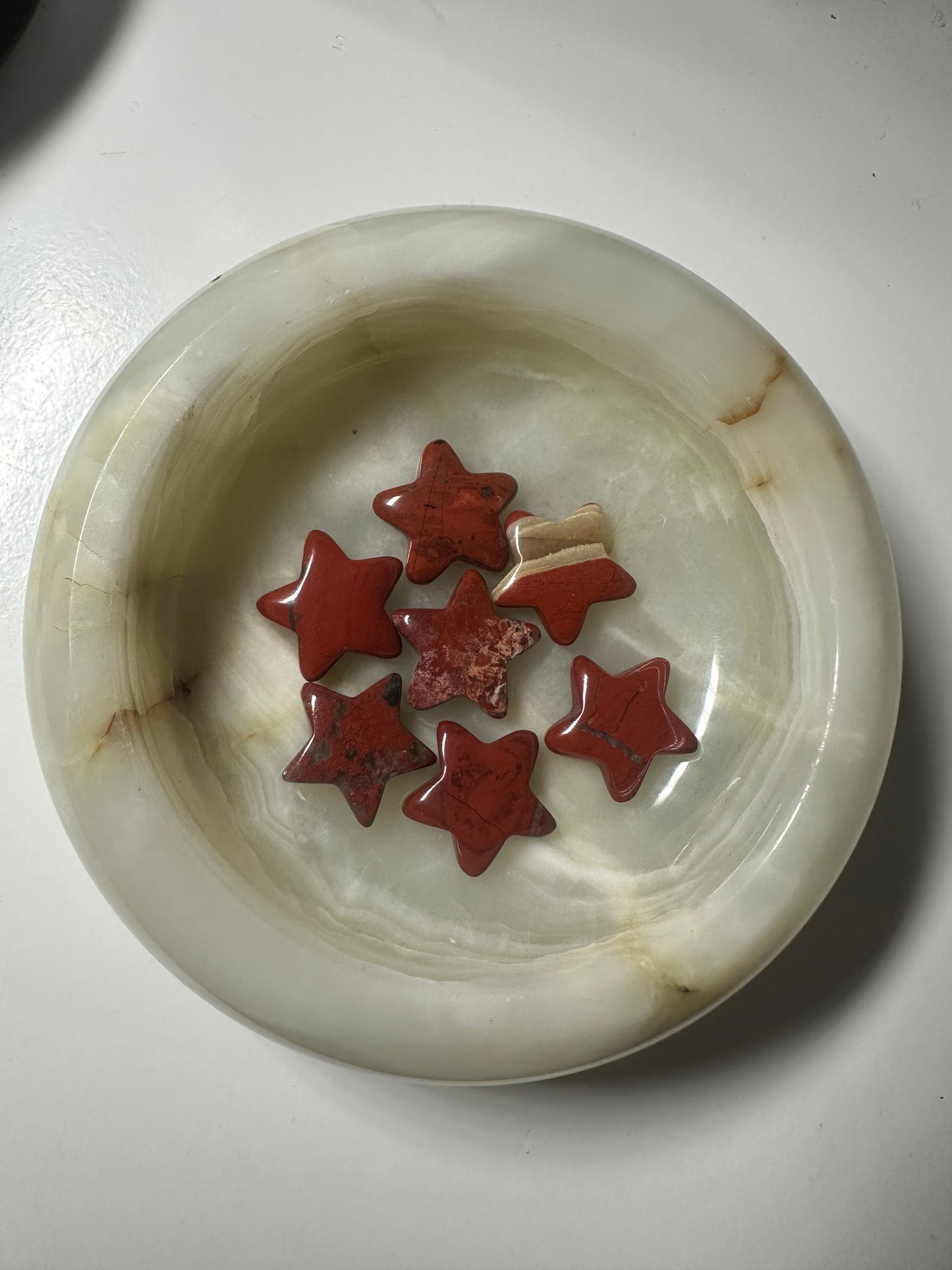 Mini Red Jasper Stars