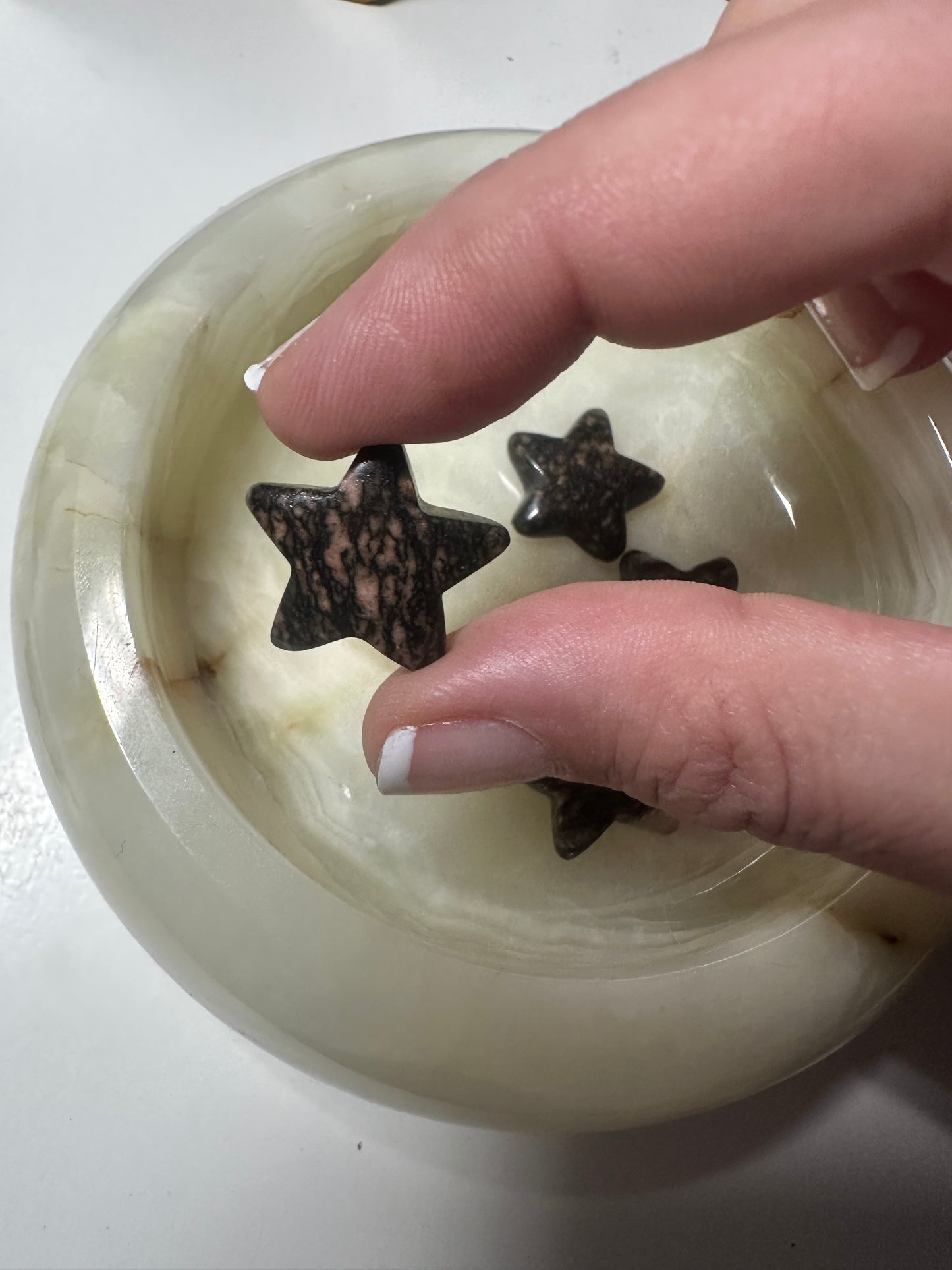 Mini Rhodonite Stars