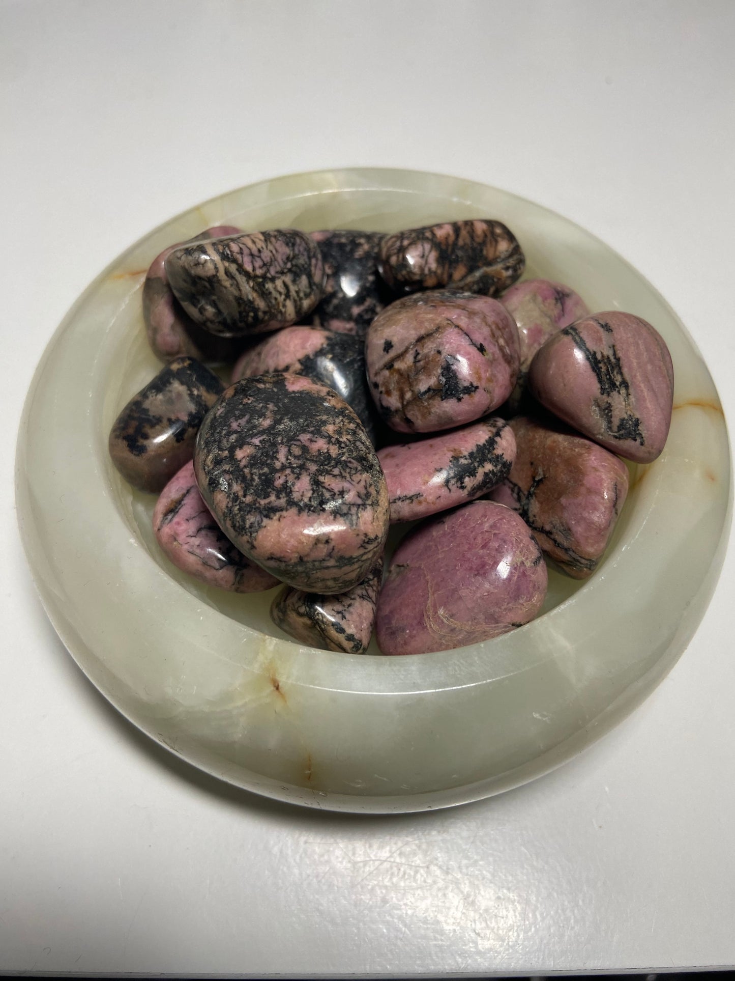 Rhodonite Tumbles
