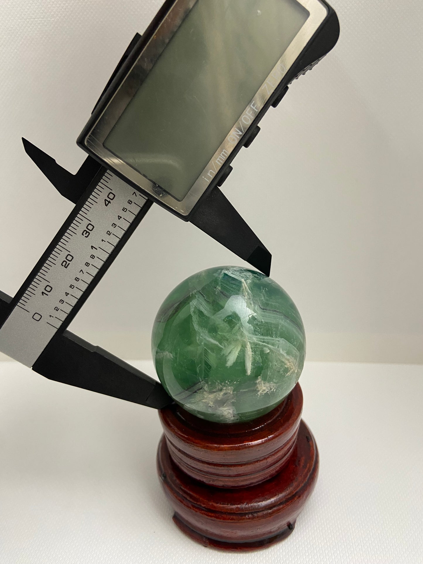 Green Fluorite Sphere