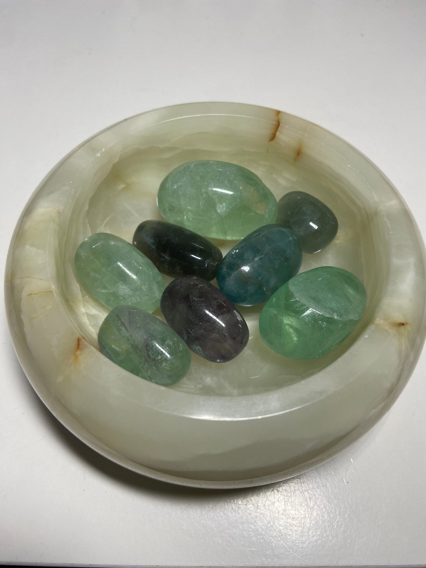 Fluorite Tumbles