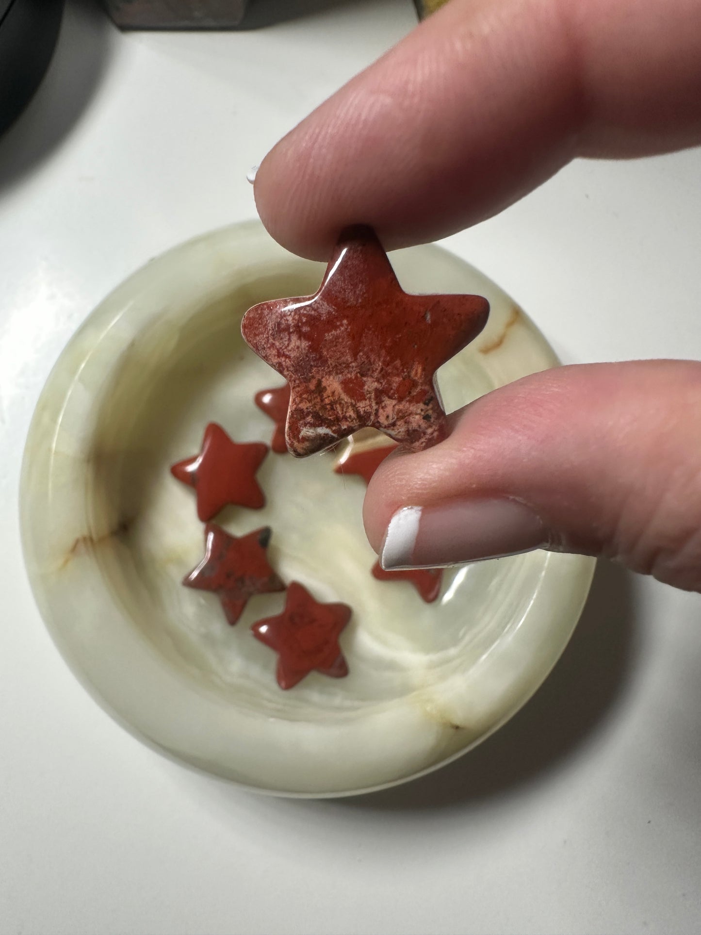 Mini Red Jasper Stars
