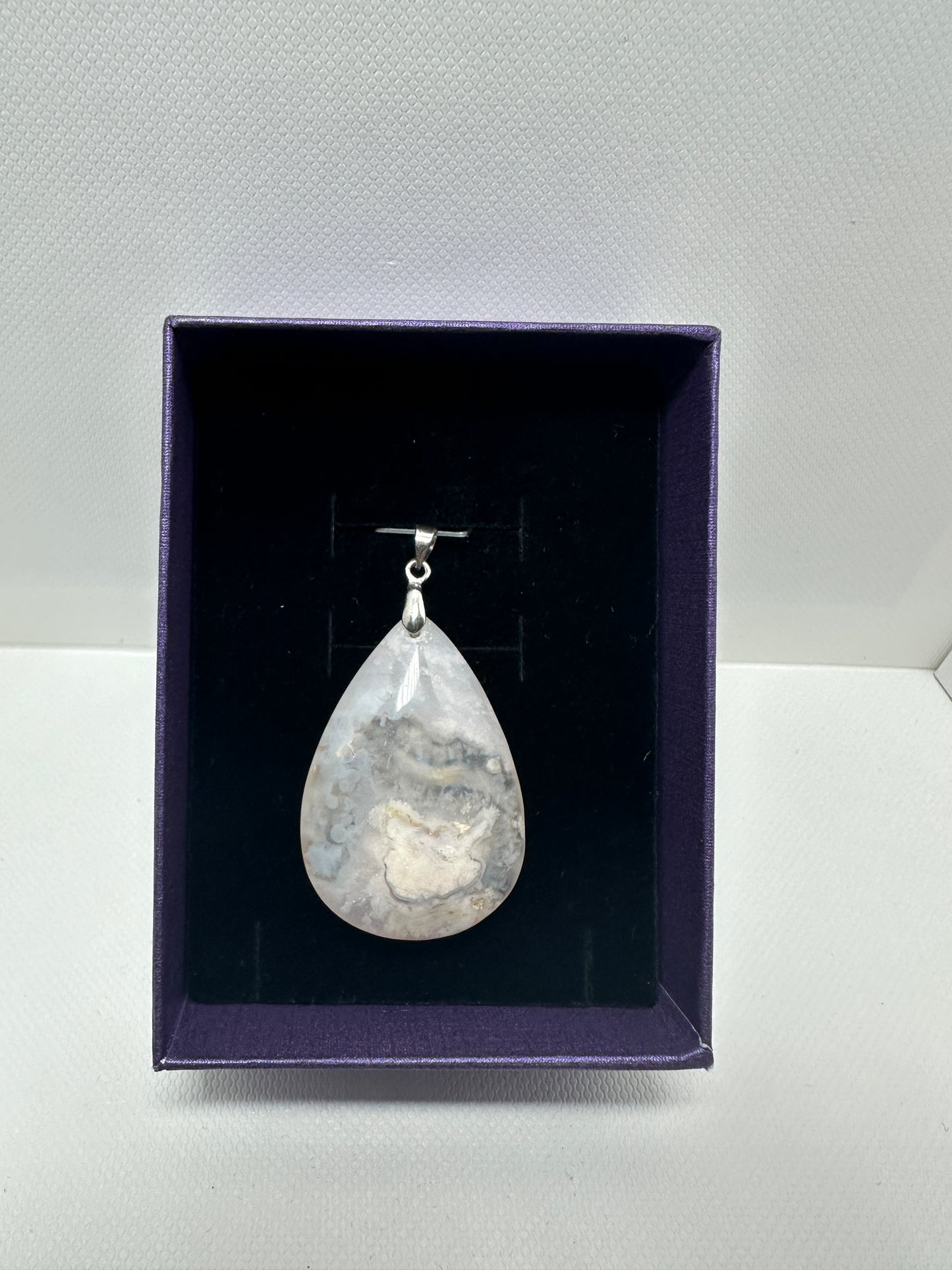 Flower Agate Pendant 2